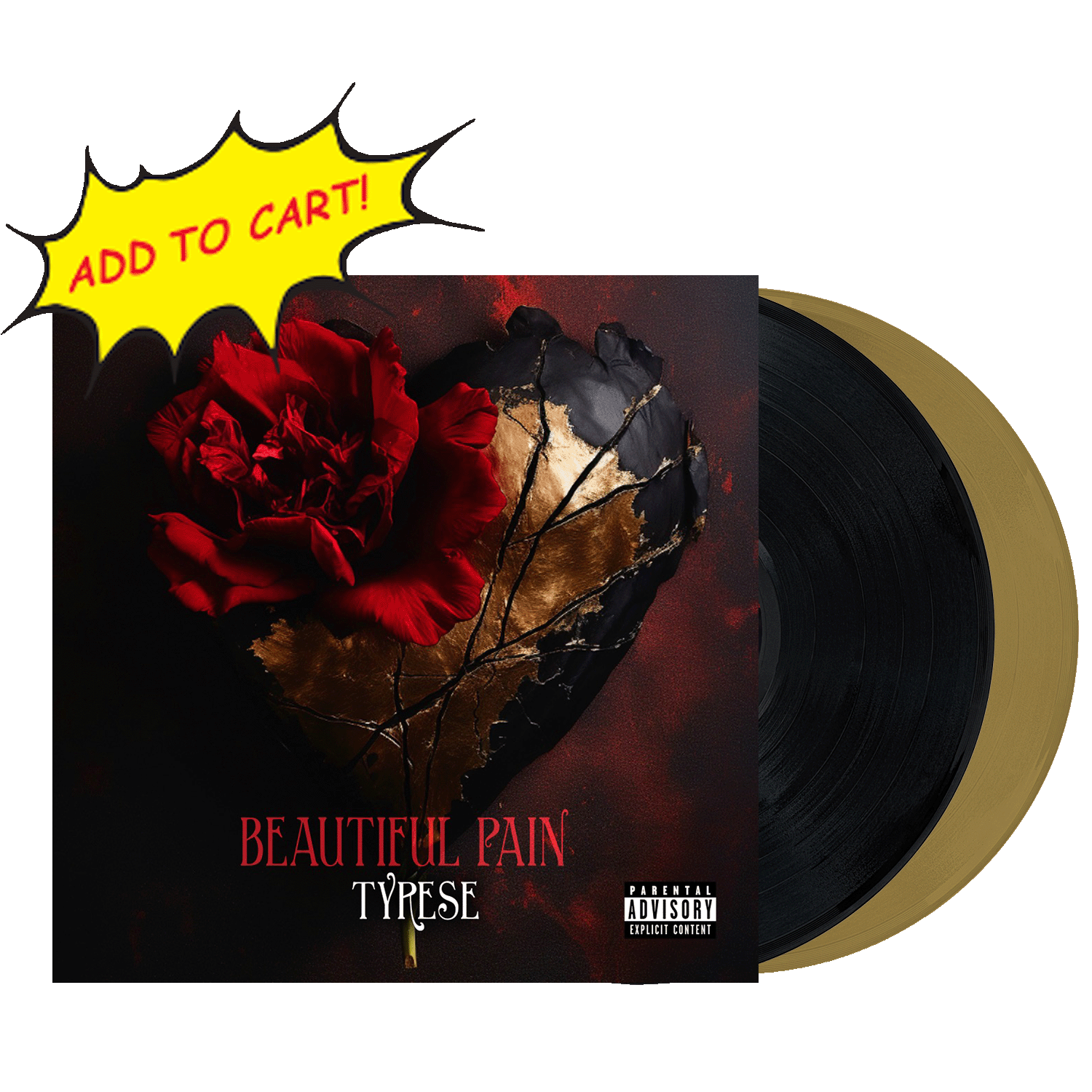 Beautiful Pain Standard Vinyl Double Vinyl LP – Tyrese.TV Beautiful Pain Standard Vinyl Double Vinyl LP – Tyrese.TV
